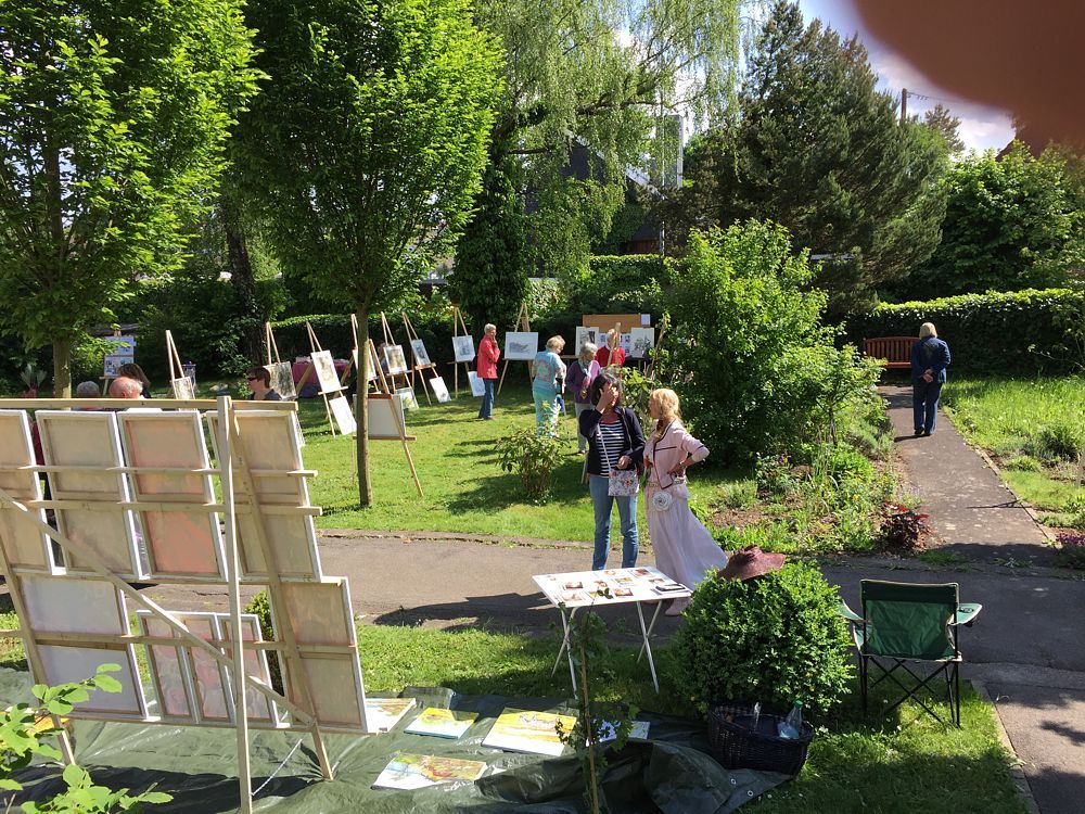 Kunst im Grünen am 17. Mai 2015 in Oferdingen