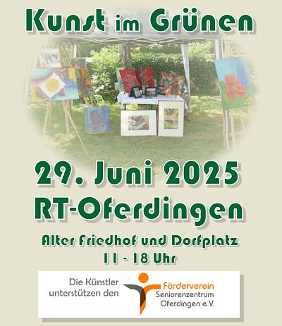 Kunst im Grünen am 29.06.2025 in Oferdingen